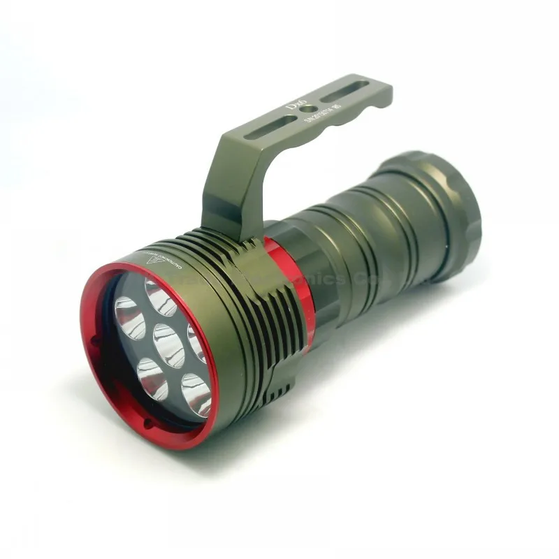 Tinhofire 9000 люмен 6X CREE XML L2 светодиодный фонарик для дайвинга водонепроницаемый 200 м