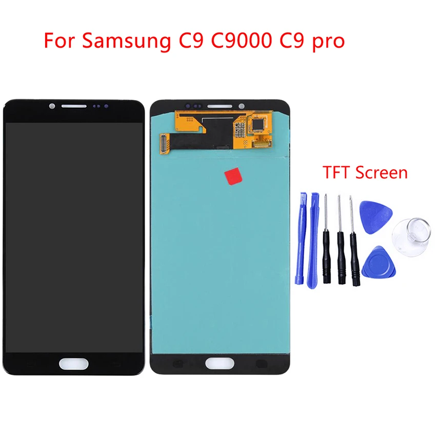 For Samung Galaxy C9000 C9 Pro LCD Display Touch Screen Digitizer Assembly Repair Parts For Samung C9000 +Tools
For Samung Galaxy C9000 C9 Pro LCD Display Touch Screen Digitizer Assembly Repair Parts For Samung C9000 +Tools
