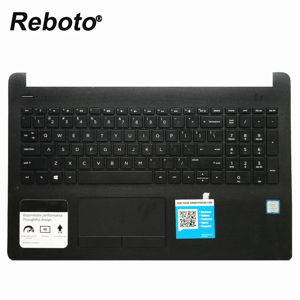 Original used FOR HP PAVILION 15-BW 15-BS 15-BS015DX 250 G6 255 G6 US Laptop keyboard with Palmrest Upper Cover 100% Tested
Original used FOR HP PAVILION 15-BW 15-BS 15-BS015DX 250 G6 255 G6 US Laptop keyboard with Palmrest Upper Cover 100% Tested