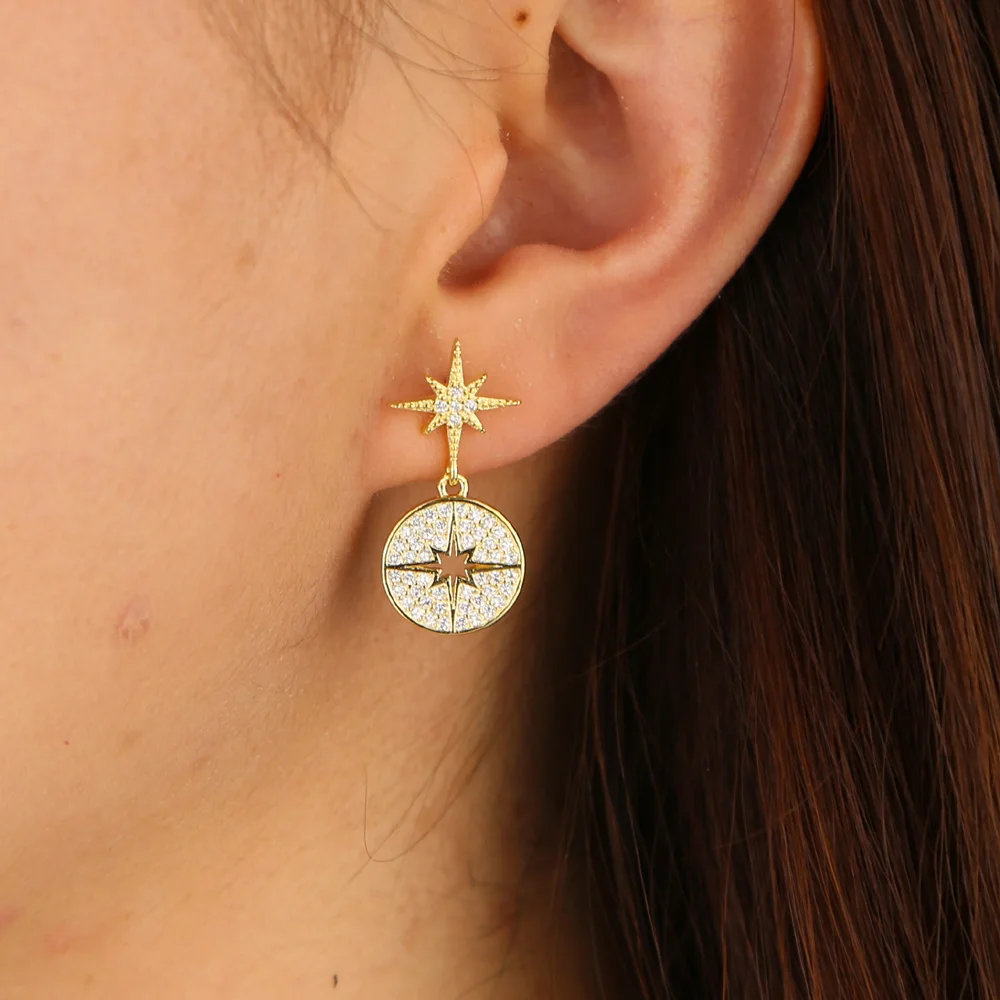 2019 New Korean Style Jewelry Gold Star starburst Long Drop Earrings For Women Asymmetric Round Planet Earrings Fashion
2019 New Korean Style Jewelry Gold Star starburst Long Drop Earrings For Women Asymmetric Round Planet Earrings Fashion