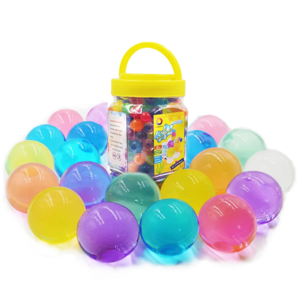 Large Water Gel Beads 310g (300pcs) Gaint Water Jelly Pearls Rainbow Mix for Kids Sensory Playing Wedding Home Decoration
Large Water Gel Beads 310g (300pcs) Gaint Water Jelly Pearls Rainbow Mix for Kids Sensory Playing Wedding Home Decoration