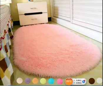 Solid Color Ellipse Carpet Mat Long Hair Shaggy Soft Area Rug Bedroom Living Room Anti Slip Kids Mat (1pc) 12 Colors
Solid Color Ellipse Carpet Mat Long Hair Shaggy Soft Area Rug Bedroom Living Room Anti Slip Kids Mat (1pc) 12 Colors