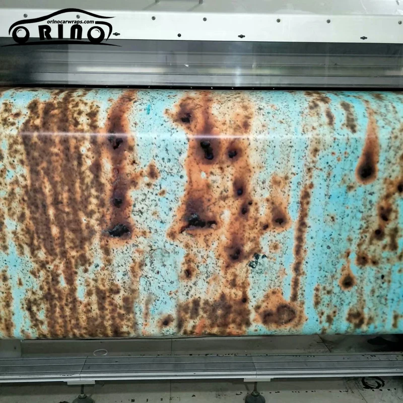 Rusty Camouflage Vinyl Film Sticker-17