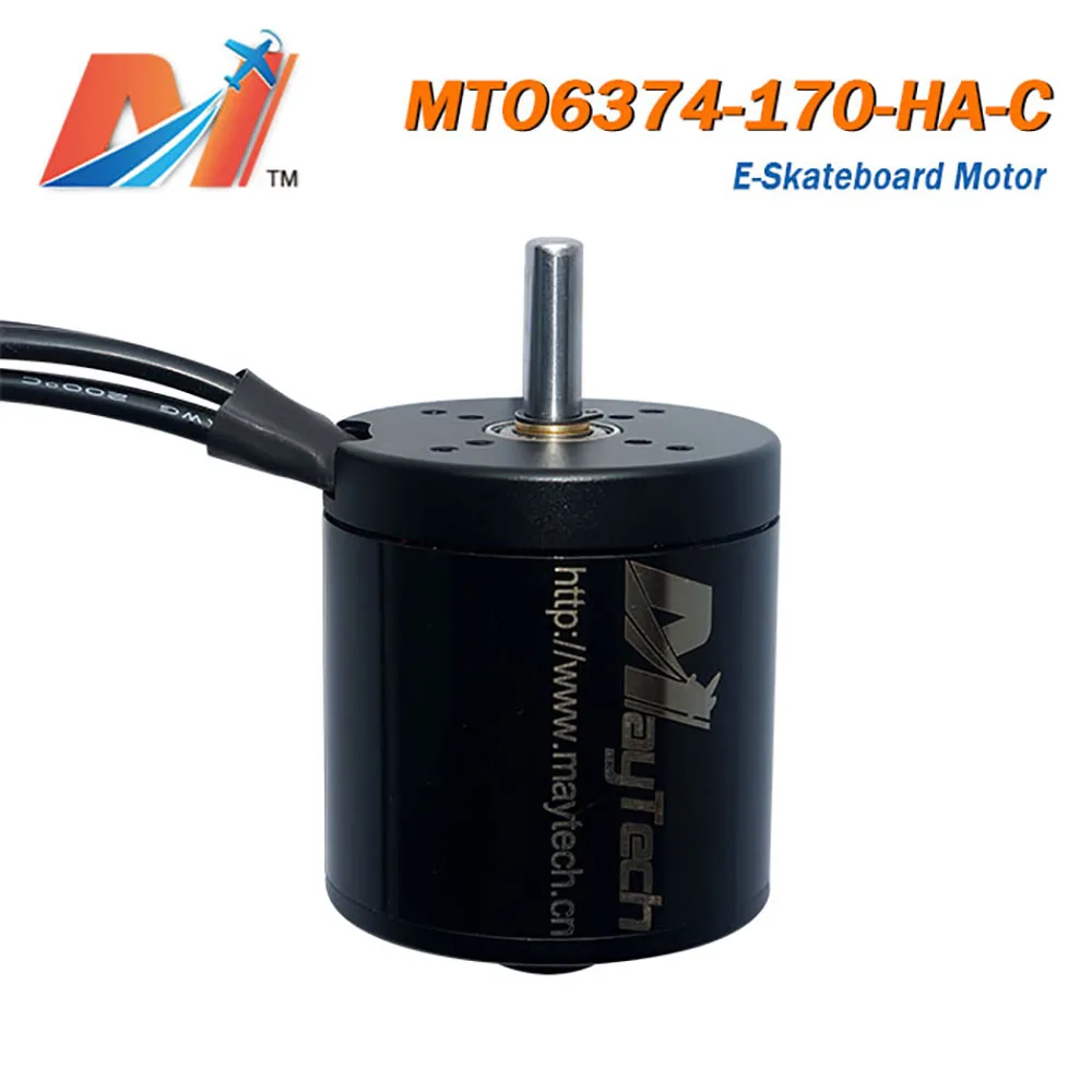Maytech new electric longboard 6374 170KV sensored motor brushless with black closed cover
Maytech new electric longboard 6374 170KV sensored motor brushless with black closed cover