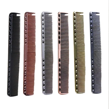 New Stainless Steel Women Men Cutting Comb Hair Hairdressing & Barbers Salon Aluminum Metal Professional Combs Anti-static 
New Stainless Steel Women Men Cutting Comb Hair Hairdressing & Barbers Salon Aluminum Metal Professional Combs Anti-static