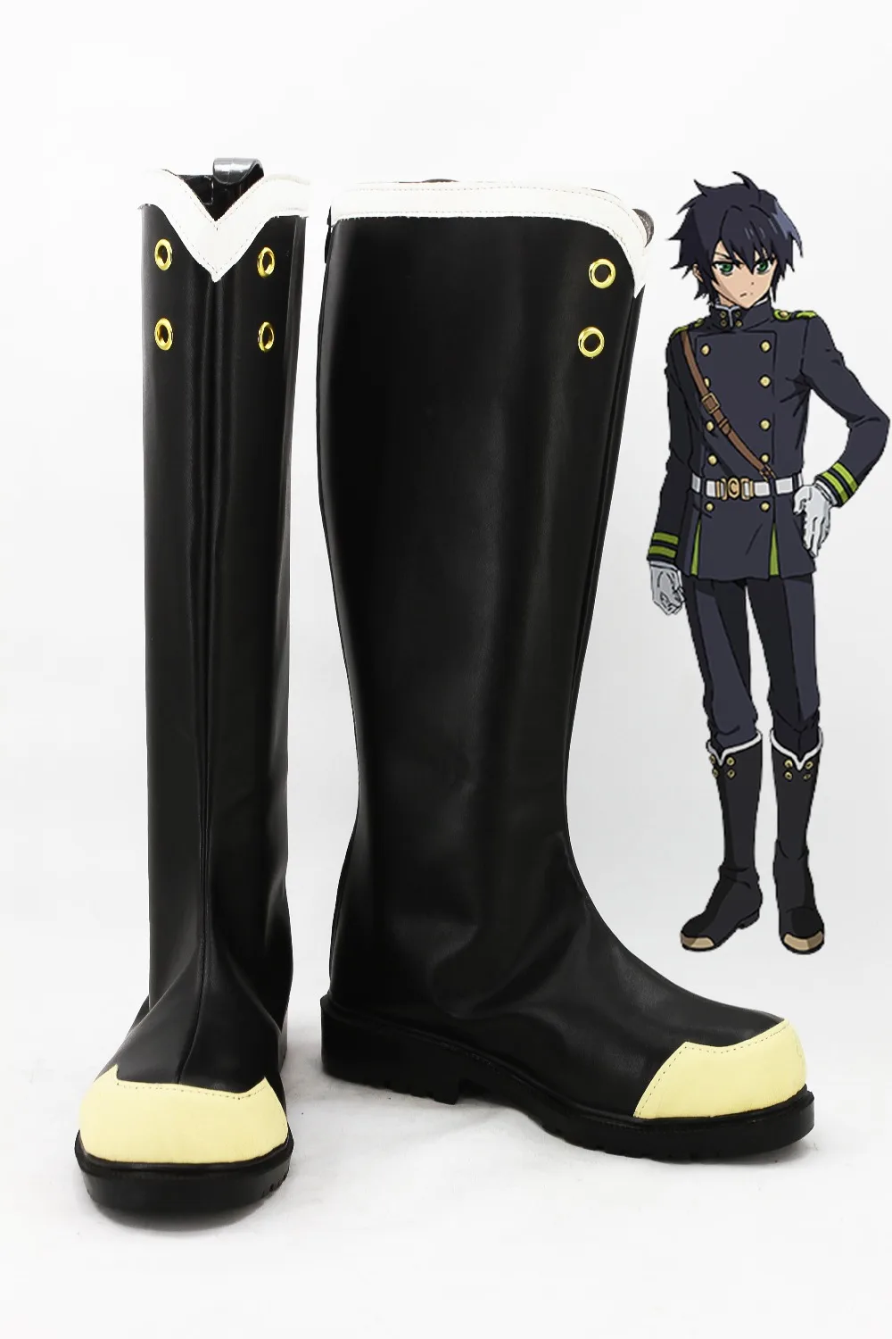 Ботинки для косплея Юичиро Хякуя из аниме «Последний серафим» (Owari no Seraph); обувь по индивидуальному заказу
Ботинки для косплея Юичиро Хякуя из аниме «Последний серафим» (Owari no Seraph); обувь по индивидуальному заказу