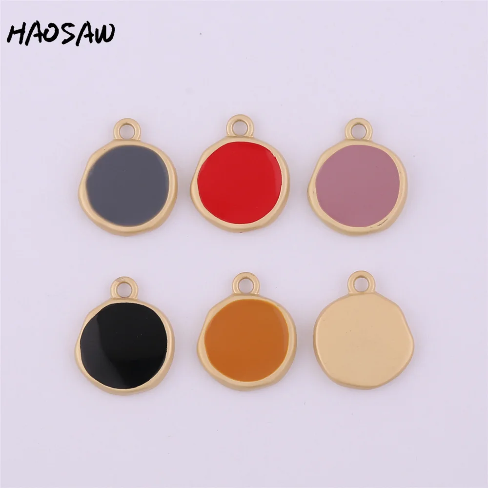 HAOSAW 14*17MM 6Pcs/Lot Painted Charm Accessories Parts/Matte Gold/Jewelry Findings/Earrings Accessories/Handmade Jewelry
HAOSAW 14*17MM 6Pcs/Lot Painted Charm Accessories Parts/Matte Gold/Jewelry Findings/Earrings Accessories/Handmade Jewelry