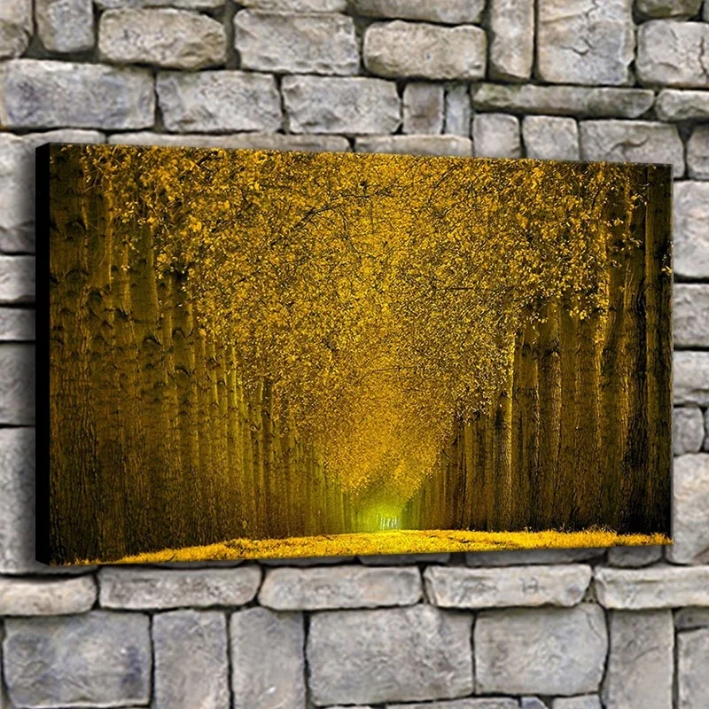 Canvas Prints Poster Wall Art Frame 1 Piece Yellow Autumn Forest Path With Tree Painting Living Room Scenery Pictures Home Decor
Canvas Prints Poster Wall Art Frame 1 Piece Yellow Autumn Forest Path With Tree Painting Living Room Scenery Pictures Home Decor