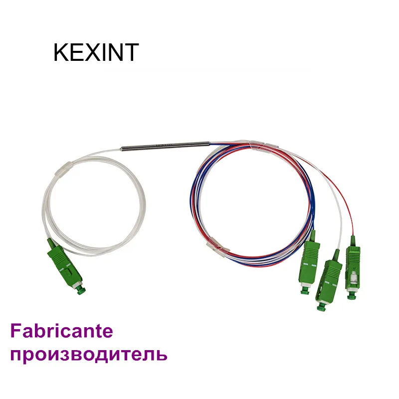 Manufacturer transmission coupler FBT coupler fiber optic 1*3 SM 0.9 mini tube 1310/1550 with connector SC/APC / 5Pieces
Manufacturer transmission coupler FBT coupler fiber optic 1*3 SM 0.9 mini tube 1310/1550 with connector SC/APC / 5Pieces
