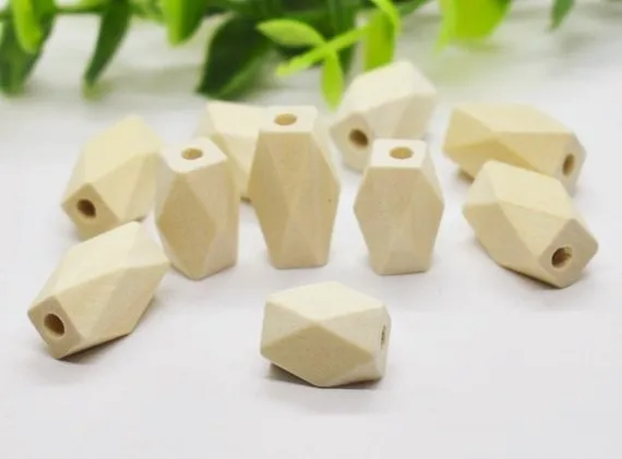 25pcs 10mmx20mm Unfinished Faceted Natural Wood Spacer Beads,14 Hedron Geometricf Figure Wooden Beads Charm Finding,DIY
25pcs 10mmx20mm Unfinished Faceted Natural Wood Spacer Beads,14 Hedron Geometricf Figure Wooden Beads Charm Finding,DIY