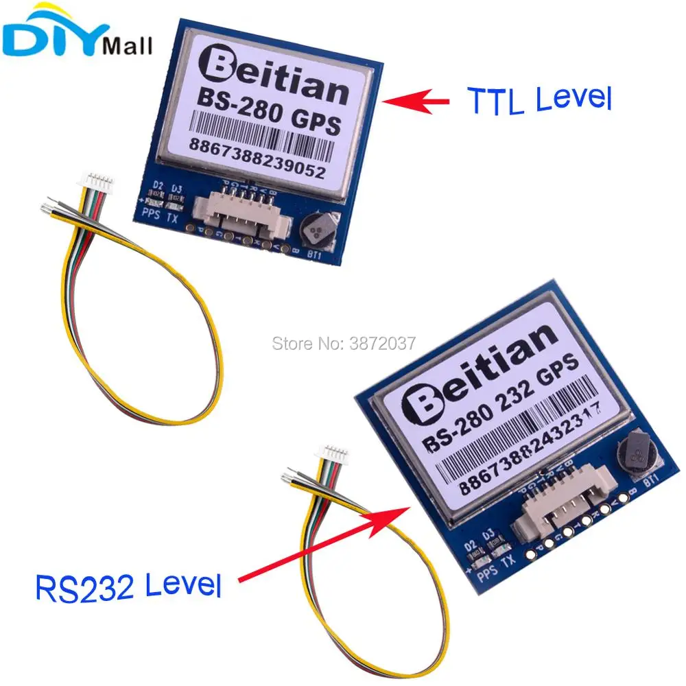 Beitian BS-280 GPS Receiver Module Glonass BeiDou UART TTL RS232 Level with Flash + GPS Antenna for Pixhawk APM
Beitian BS-280 GPS Receiver Module Glonass BeiDou UART TTL RS232 Level with Flash + GPS Antenna for Pixhawk APM