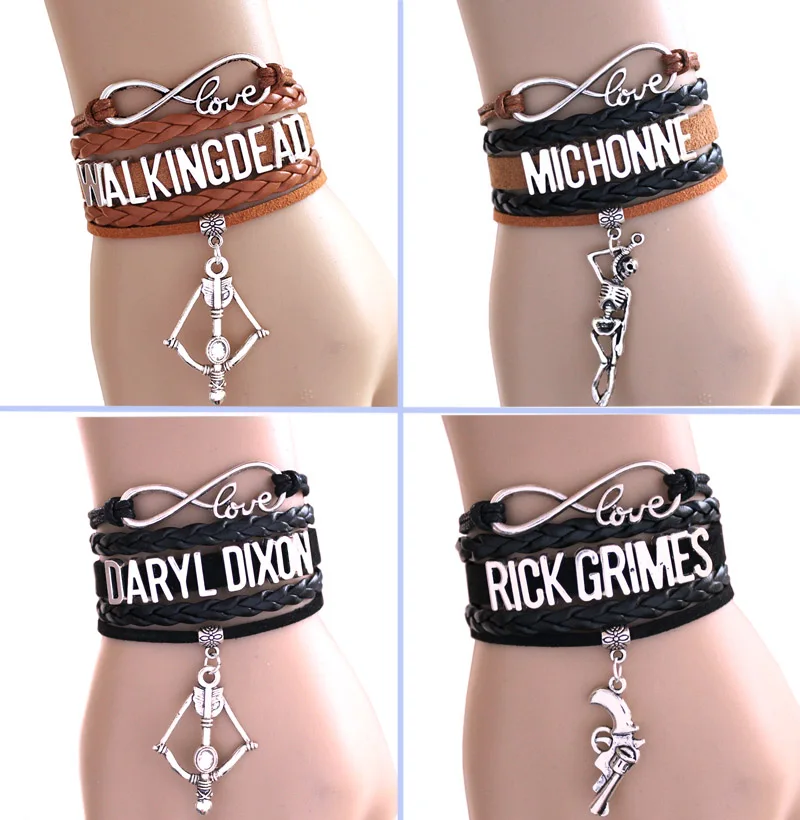 HOT Infinity Bracelet MICHONNE fighting With the dead Rick grimes DARYL DIXON Bracelet THE Walking Dead Bracelet
HOT Infinity Bracelet MICHONNE fighting With the dead Rick grimes DARYL DIXON Bracelet THE Walking Dead Bracelet