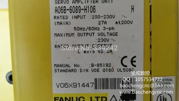 100% TESTED ORIGINAL SERVO AMPLIFIER UNIT A06B-6089-H106