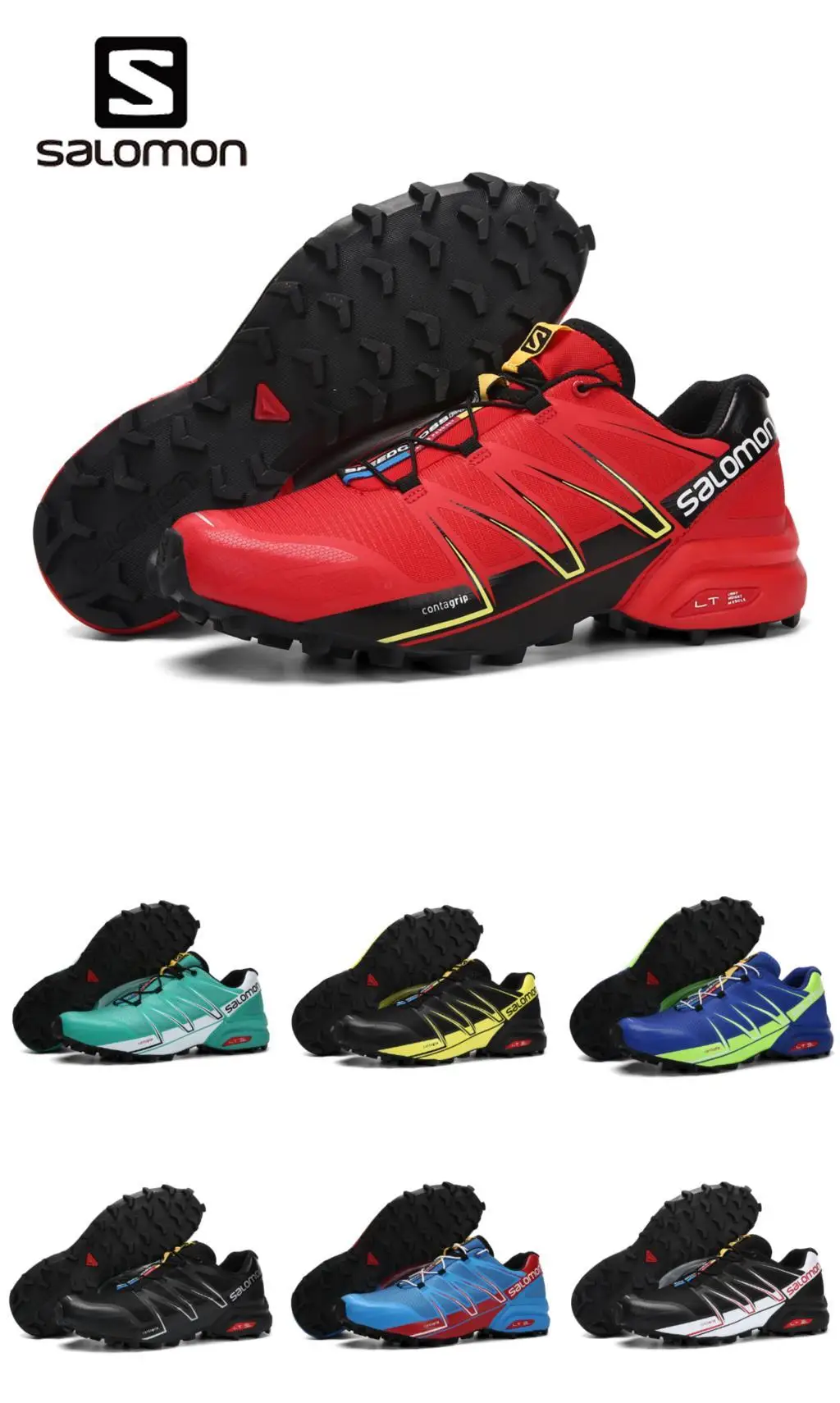 

New Salomon Speed Cross 5 Speedcross Pro An Jogging Sport Sneakers For Outdoor Walking Shoe Run Comfortable Breathable Eur 40-46