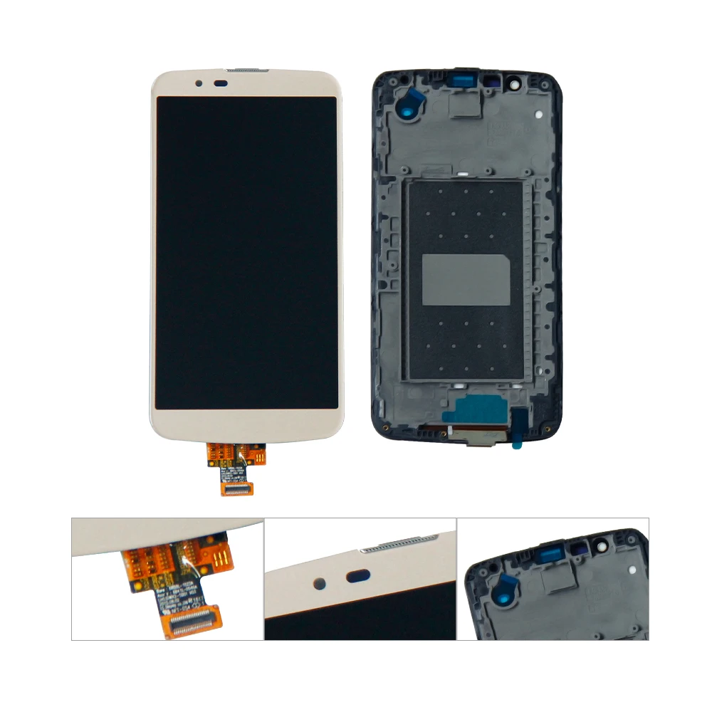 Сенсорный ЖК экран для LG K10 LTE K420N K430DS K430DSF сенсорный стеклянный объектив