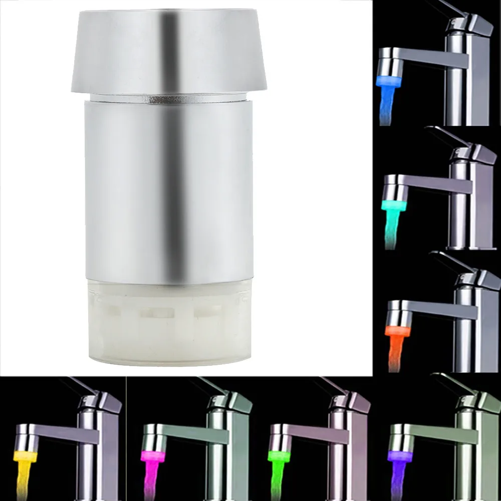 Colors Temperature Control Adapter Faucet LED Splash-proof Faucet Smooth Surface Design Temperature Sensor Light Water Tap
Colors Temperature Control Adapter Faucet LED Splash-proof Faucet Smooth Surface Design Temperature Sensor Light Water Tap