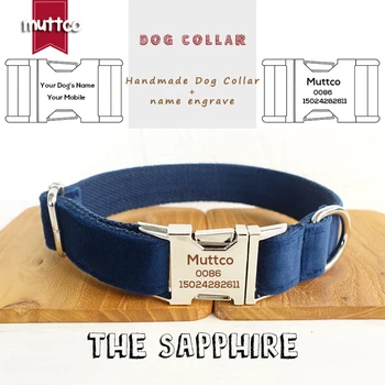 MUTTCO personalized pet ID tag dog collar THE SAPPHIRE engraved neck strap customized nameplate pet products 5 sizes UDC078
MUTTCO personalized pet ID tag dog collar THE SAPPHIRE engraved neck strap customized nameplate pet products 5 sizes UDC078