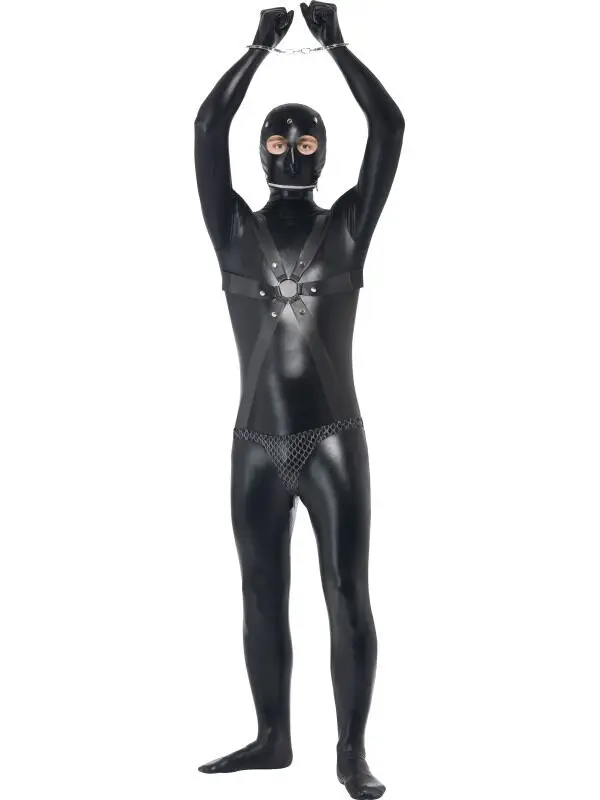 Black Prison Costume For Men Adult Latex Leotard Men Cosplay Unitard Halloween Party Masked Prisoner Costumes
Black Prison Costume For Men Adult Latex Leotard Men Cosplay Unitard Halloween Party Masked Prisoner Costumes