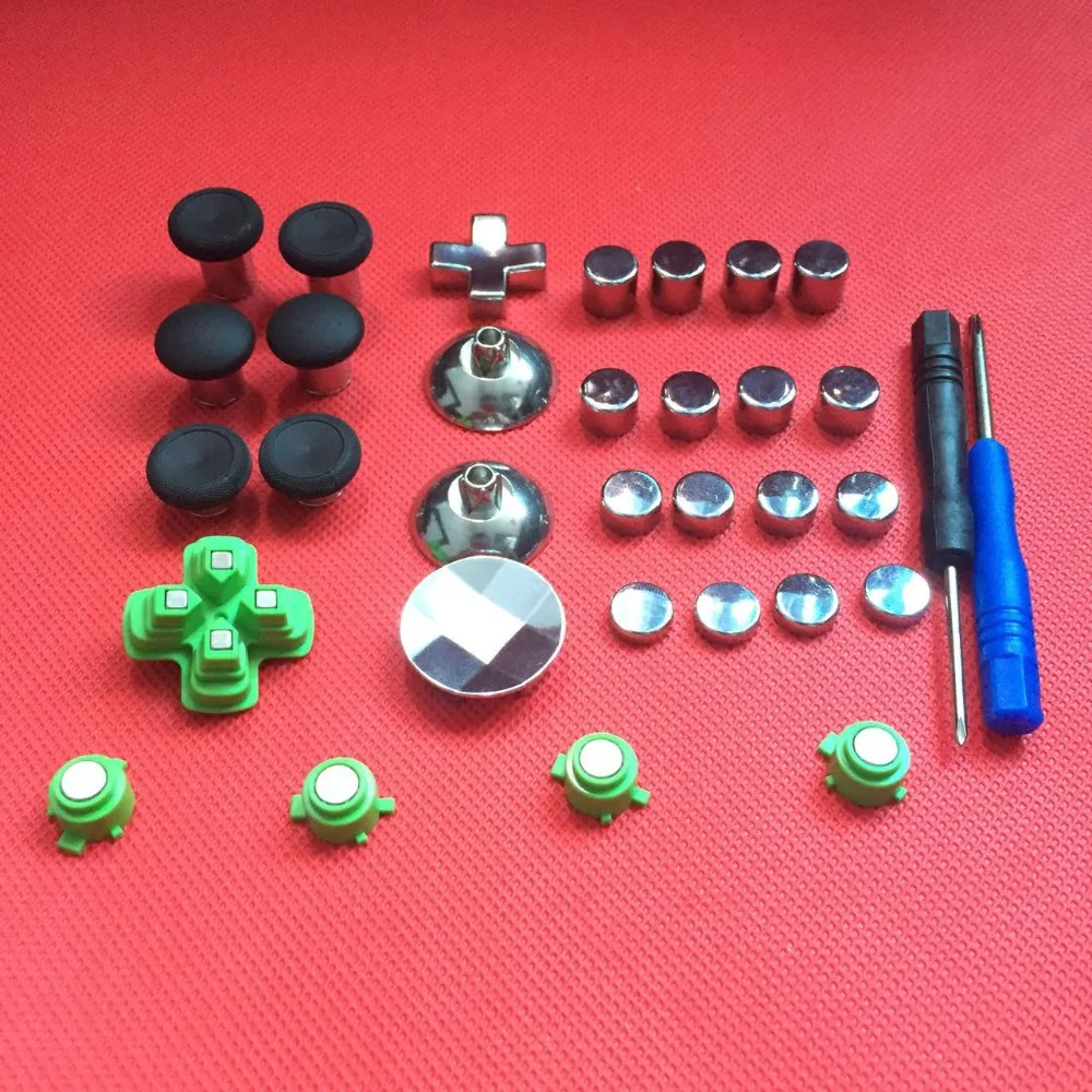 AOLION DIY Personalized Gamepad 31Pcs Repair ABXY D-pad ZR ZL L R Keys Replacement Full Set Tools for all PS4 Controller
AOLION DIY Personalized Gamepad 31Pcs Repair ABXY D-pad ZR ZL L R Keys Replacement Full Set Tools for all PS4 Controller