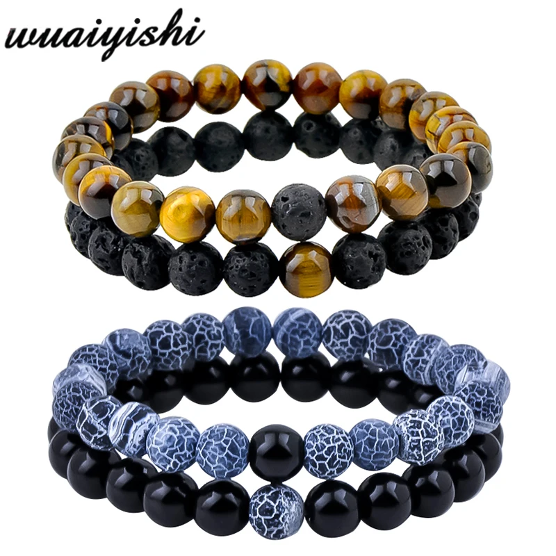 Hot 2pcs/set 7 Style Couples Distance Bracelet Natural Stone Yoga Beaded Bracelet for Men Women Friend Gift Charm Strand Jewelry
Hot 2pcs/set 7 Style Couples Distance Bracelet Natural Stone Yoga Beaded Bracelet for Men Women Friend Gift Charm Strand Jewelry