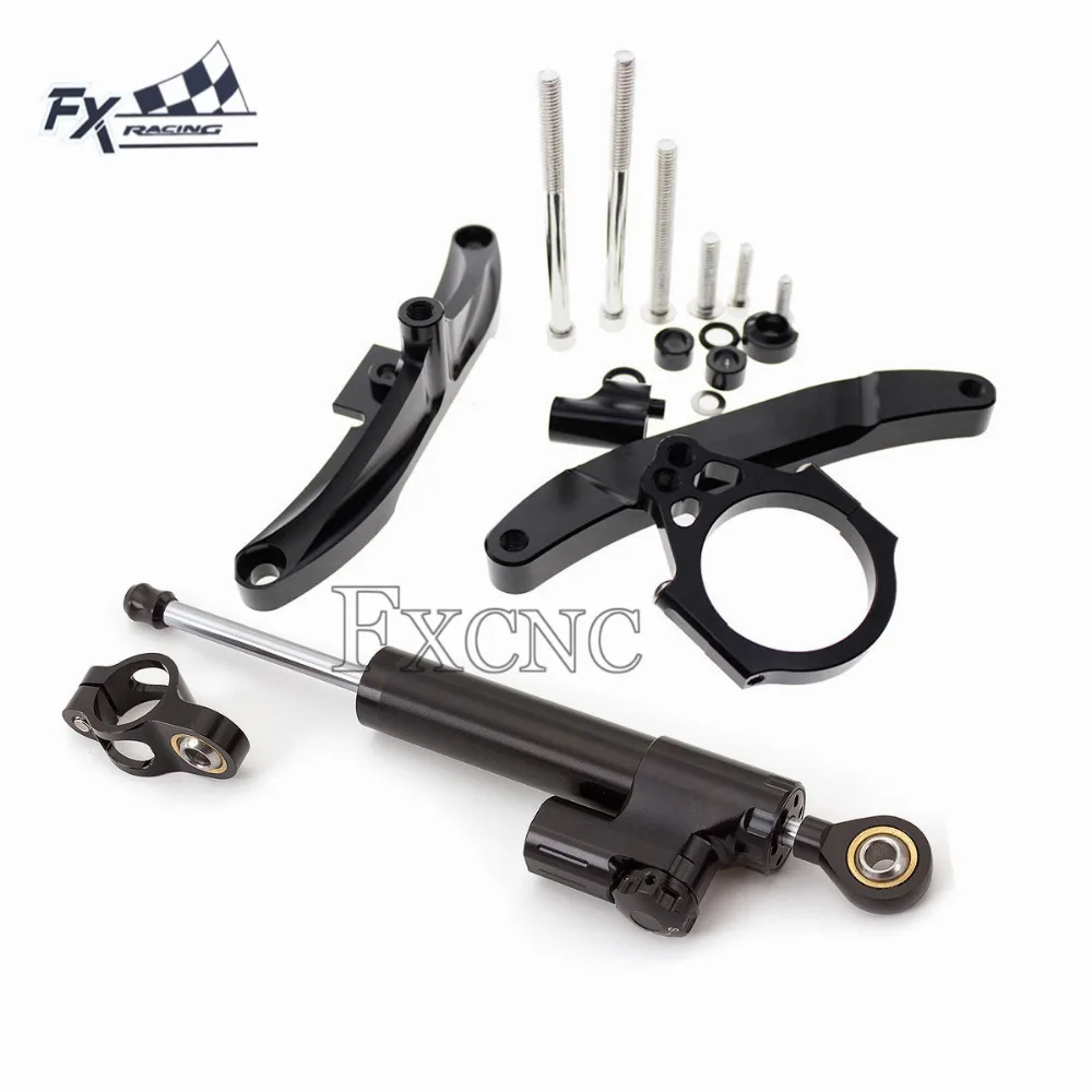 CNC Motorcycle Stabilizer Steering Damper Mounting Bracket Support Kit For Yamaha FZ1 FAZER 2006-2015 2007 2008 2009 2010 2011
CNC Motorcycle Stabilizer Steering Damper Mounting Bracket Support Kit For Yamaha FZ1 FAZER 2006-2015 2007 2008 2009 2010 2011