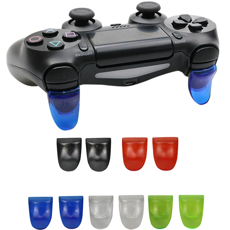 1 Pair/ Set Anti Slip L2 R2 Trigger Extended Buttons Kit For PS4 Controller Silicone Trigger Extended Cover Game Accessory
1 Pair/ Set Anti Slip L2 R2 Trigger Extended Buttons Kit For PS4 Controller Silicone Trigger Extended Cover Game Accessory