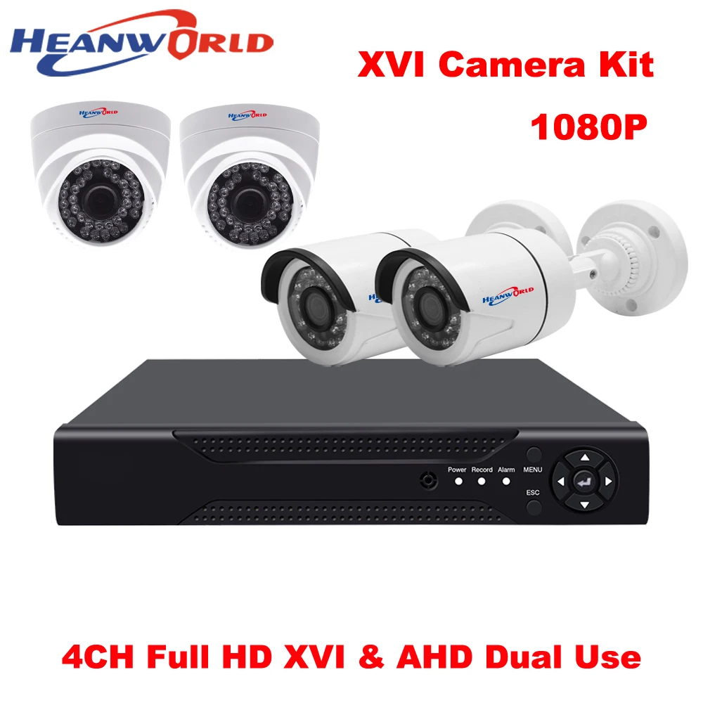 4CH DVR Kit 1080P XVR CCTV System 2 mp 4 Channel AHD Home Security System Dome Surveillance Camera indoor Bullet Camera outdoor
4CH DVR Kit 1080P XVR CCTV System 2 mp 4 Channel AHD Home Security System Dome Surveillance Camera indoor Bullet Camera outdoor