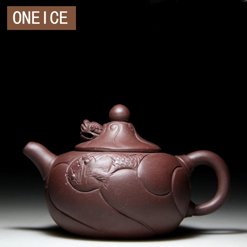Small Fish Dragon Pot Teaware Yixing Teapot zisha Tea Pot Filter Handmade Kung fu tea set 180ml Chinese Teapots
Small Fish Dragon Pot Teaware Yixing Teapot zisha Tea Pot Filter Handmade Kung fu tea set 180ml Chinese Teapots
