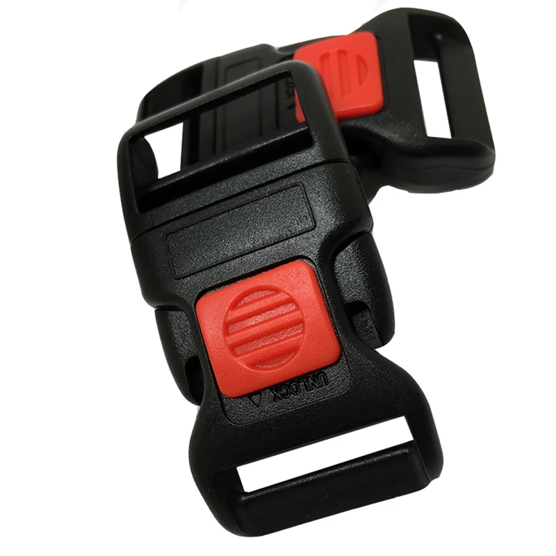 2017 100pcs per lot 20mm 3/4 Guard switch safety plastic side release strap buckle for pet collar/bags curved lockable buckles
2017 100pcs per lot 20mm 3/4 Guard switch safety plastic side release strap buckle for pet collar/bags curved lockable buckles
