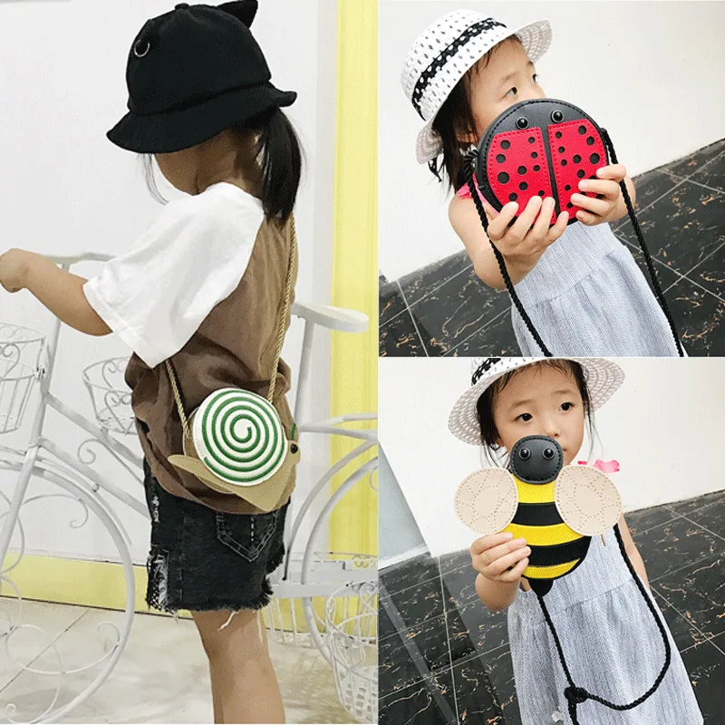 2019 Children Bags Kids/Girls Princess Cute Bag PU Round Zipper Coin Purses New Style Hot | Багаж и сумки