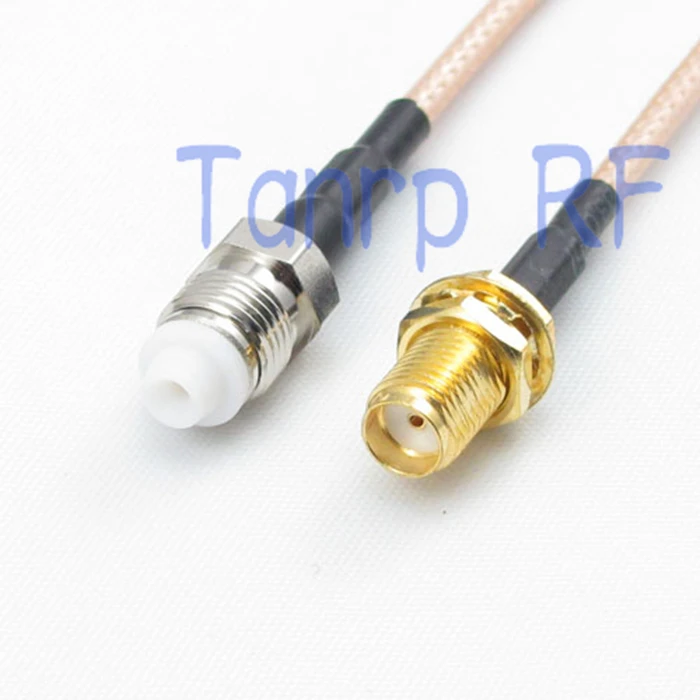 15CM Pigtail coaxial jumper cable RG316 cord 6inch SMA female jack to FME female jack RF adapter connector
15CM Pigtail coaxial jumper cable RG316 cord 6inch SMA female jack to FME female jack RF adapter connector