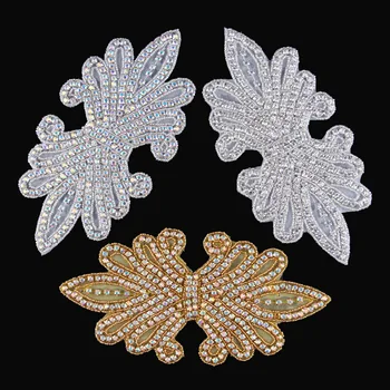 (30pcs/lot) 20CM 3 Style Bow Flower Shape Rhinestone Applique Artificial Flatback Crystal Beaded Applique Trim For Wedding/Party
(30pcs/lot) 20CM 3 Style Bow Flower Shape Rhinestone Applique Artificial Flatback Crystal Beaded Applique Trim For Wedding/Party