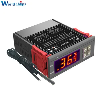 Two Relay Output LED Digital Temperature Controller Thermostat Incubator STC-1000 AC 110V 220V 10A With Heater and Cooler
Two Relay Output LED Digital Temperature Controller Thermostat Incubator STC-1000 AC 110V 220V 10A With Heater and Cooler