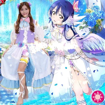 2016 New Sweet Sonoda Umi White Dovetai Dress Cosplay Anime Love Live White Valentine
2016 New Sweet Sonoda Umi White Dovetai Dress Cosplay Anime Love Live White Valentine