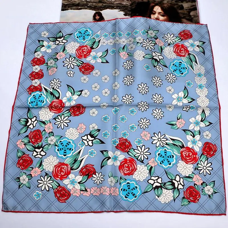 Floral Printed Small Square Silk Scarf Women Neckerchief 100% Silk Twill Scarves & Wraps Bag Scarf Top Quality Hand Rolled
Floral Printed Small Square Silk Scarf Women Neckerchief 100% Silk Twill Scarves & Wraps Bag Scarf Top Quality Hand Rolled