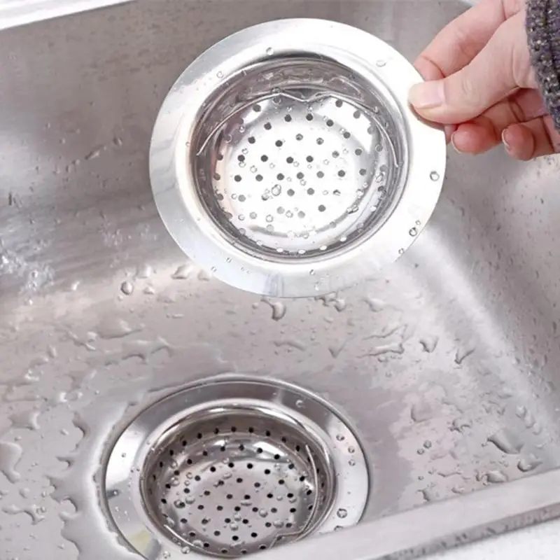 Kitchen Sink Strainer Stainless Steel Hair Colanders Sink Filter Trap Metal Strainer Kitchen Bathroom Accessories
Kitchen Sink Strainer Stainless Steel Hair Colanders Sink Filter Trap Metal Strainer Kitchen Bathroom Accessories
