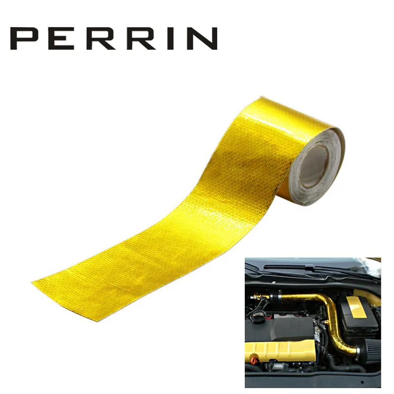 FIBER GLASS 2"x5 Meter Roll SELF ADHESIVE REFLECT A GOLD HEAT WRAP BARRIER Hot Selling FOR HONDA/VW/BMW All Intake pipe / Suctio
FIBER GLASS 2"x5 Meter Roll SELF ADHESIVE REFLECT A GOLD HEAT WRAP BARRIER Hot Selling FOR HONDA/VW/BMW All Intake pipe / Suctio