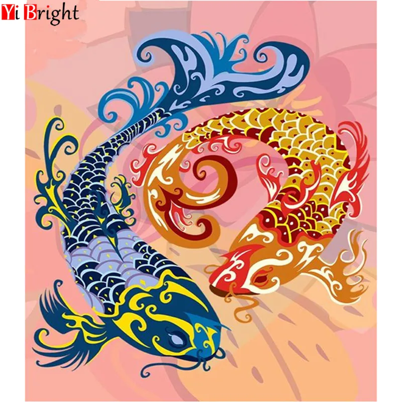 3D diy diamond painting cross needlework round full of the picture,handwork diamond cross stitch Two-color fish XY1
3D diy diamond painting cross needlework round full of the picture,handwork diamond cross stitch Two-color fish XY1
