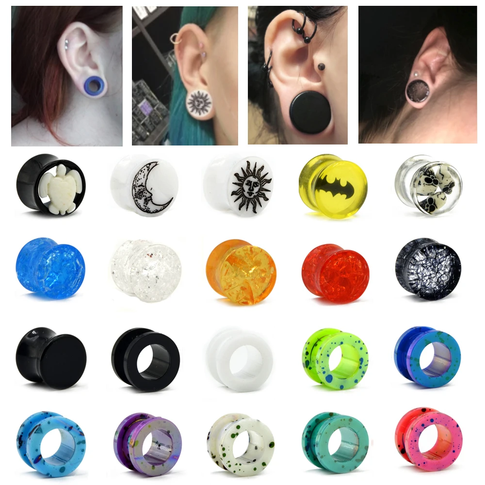 2 Pcs Acrylic Ear Plug Tunnels Ear Expanders Screw Fit Ear Flesh Tunnel Gauges Mixed Styles Ear Stretcher Body Piercing Jewelry
2 Pcs Acrylic Ear Plug Tunnels Ear Expanders Screw Fit Ear Flesh Tunnel Gauges Mixed Styles Ear Stretcher Body Piercing Jewelry