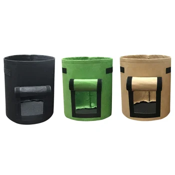 2019 Potato Planting Bag PP Nonwoven Plant Growth Pouch Tomoto Growing Pot 7 Gallons Garden Pots
2019 Potato Planting Bag PP Nonwoven Plant Growth Pouch Tomoto Growing Pot 7 Gallons Garden Pots