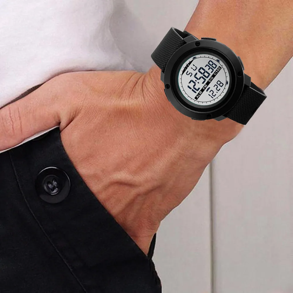 Mens Wrist Watch Fashion LED Analog Quartz Alarm Date Sports Watches Man Electronic Watch Relogio Digital Esportivo
Mens Wrist Watch Fashion LED Analog Quartz Alarm Date Sports Watches Man Electronic Watch Relogio Digital Esportivo