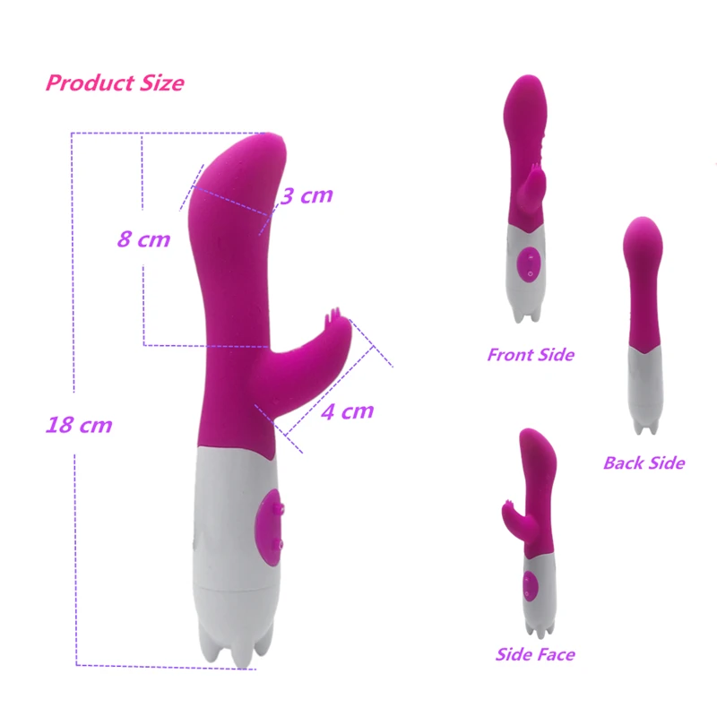 10 Speeds Dual Vibration G Spot Vibrator, Vibrating Stick,Sex Toys For Woman, Adult Sex Toys Couples Products Dildo Vibrator
