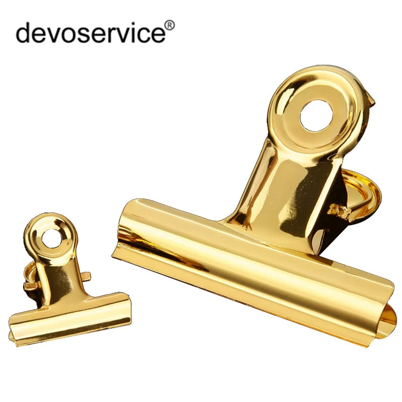 1PC High Quality Gold Metal Binder Clips Notes Letter Paper Clip 30mm 80mm Office Learning Supplies School File Paper Organizer
1PC High Quality Gold Metal Binder Clips Notes Letter Paper Clip 30mm 80mm Office Learning Supplies School File Paper Organizer