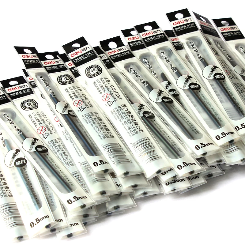 DELI 6904 Pen Refill 50PCS Gel Pen Refill Discount Package Office Stationery China Famous Brand 50PCS
DELI 6904 Pen Refill 50PCS Gel Pen Refill Discount Package Office Stationery China Famous Brand 50PCS