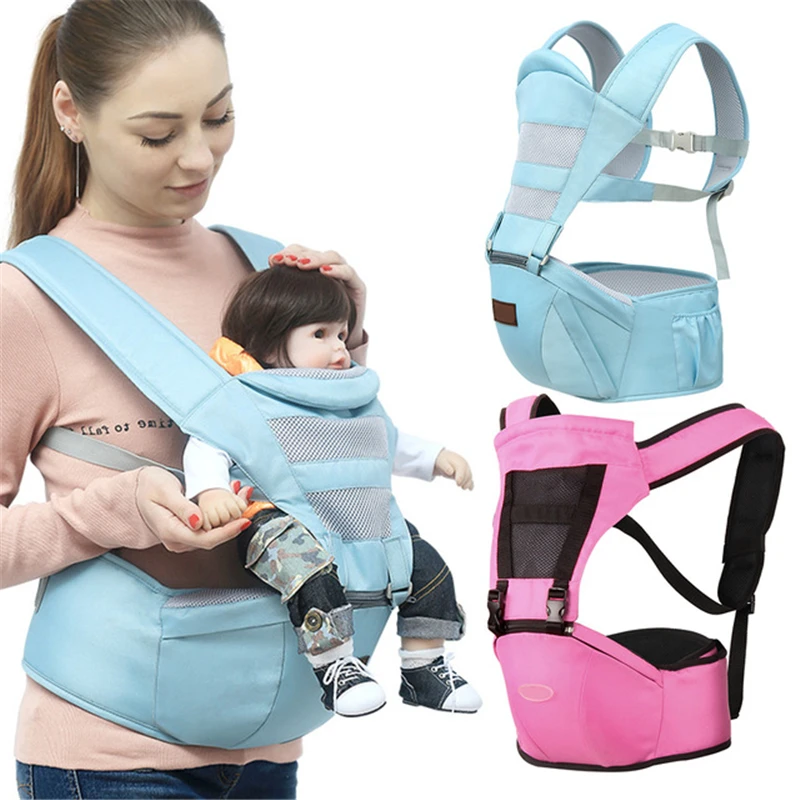 

Hands-Free Ergonomic Baby Toddler Carrier Backpack Newborn Infant Kangaroo Hipseat Heaps With Sucks Baby Sling Carrier Wrap