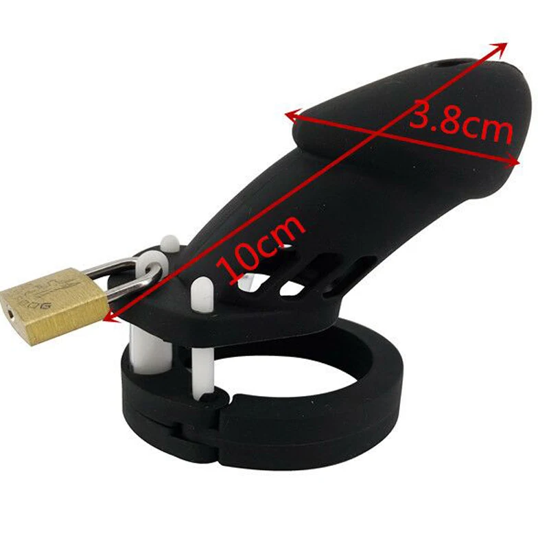 Male Medical Silicone CB6000s Chastity Belt Devices with 5 Ring Size Dick Lock Penis Sleeve Dildo Cage Sex Toys Cock Ring Fetish 14