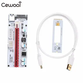 CEWAAL 60CM NGFF M.2 to PCI-E 16X Graphics Card Extender Riser Board Adapter with 6pin to SATA Power Cable
CEWAAL 60CM NGFF M.2 to PCI-E 16X Graphics Card Extender Riser Board Adapter with 6pin to SATA Power Cable