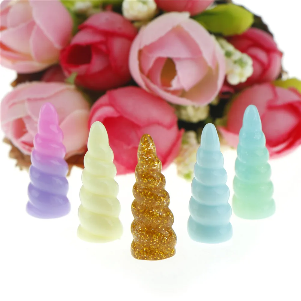 5PCS/lot Resin Mixed Unicorn Horn Charms Diy Flatback For Jewelry Findings For Pendant Necklace 10*25mm
5PCS/lot Resin Mixed Unicorn Horn Charms Diy Flatback For Jewelry Findings For Pendant Necklace 10*25mm