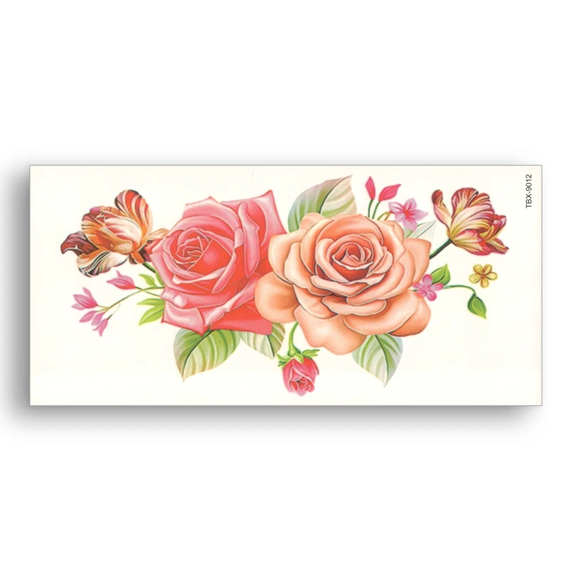 waterproof temporary Arm breast Fake tattoo Water transfer color flower Rose Sticker Girl Women Sexy Beauty Body Art TBX9012
waterproof temporary Arm breast Fake tattoo Water transfer color flower Rose Sticker Girl Women Sexy Beauty Body Art TBX9012