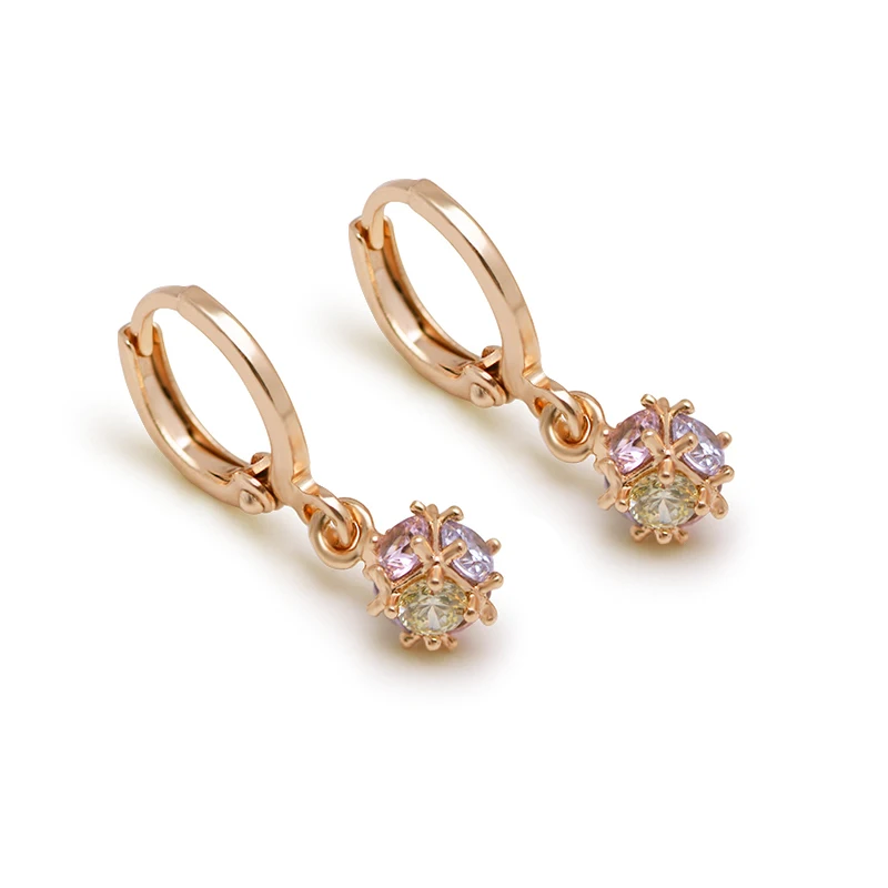MxGxFam Magical Ball Earrings Jewelry (20*5 mm) with Multicolor Zircon and 18 yellow Gold Color for Free Shipping
MxGxFam Magical Ball Earrings Jewelry (20*5 mm) with Multicolor Zircon and 18 yellow Gold Color for Free Shipping